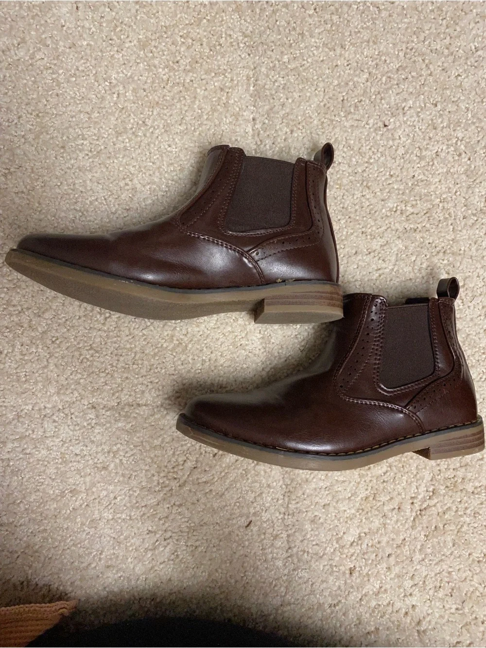 Deer Stags Boys' Dark Brown Malcolm Dress Boot
